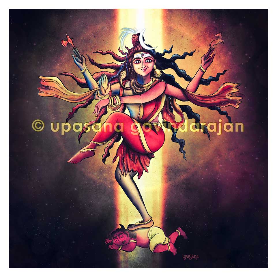 Nataraja as Ardhanarishwara